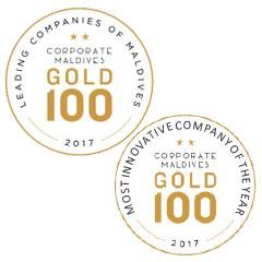 2017 | CM GOLD 100, Maldives Leading & Most Innovative Company, 