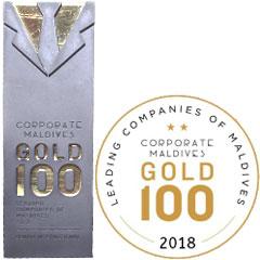 2018 | Corporate Maldives GOLD 100, Leading Company of the Maldives